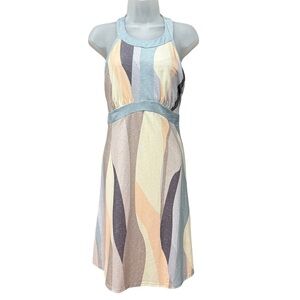 prAna Racerback Athletic Dress Built-In Bra Athletic Knee Length Athleisure